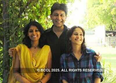 Nandita Das along with Geet and Kiran Sethi