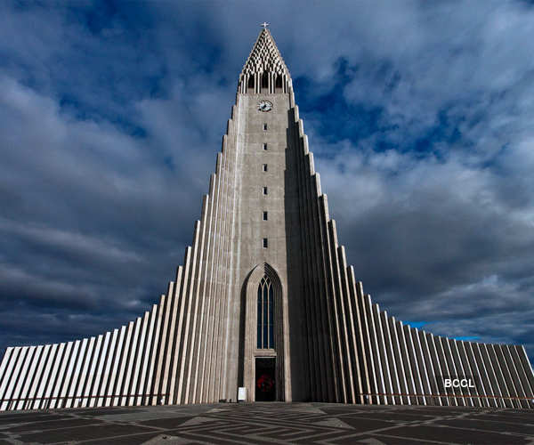 Hallgrímskirkja or the Church of Hallgrimur in Reykjavik