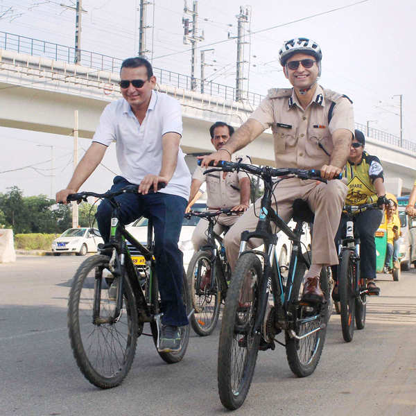 Car-Free Tuesday in Gurgaon