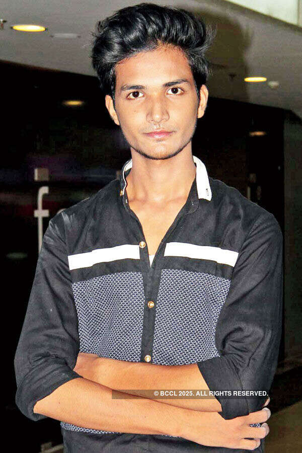 Barun Zafar during the auditions