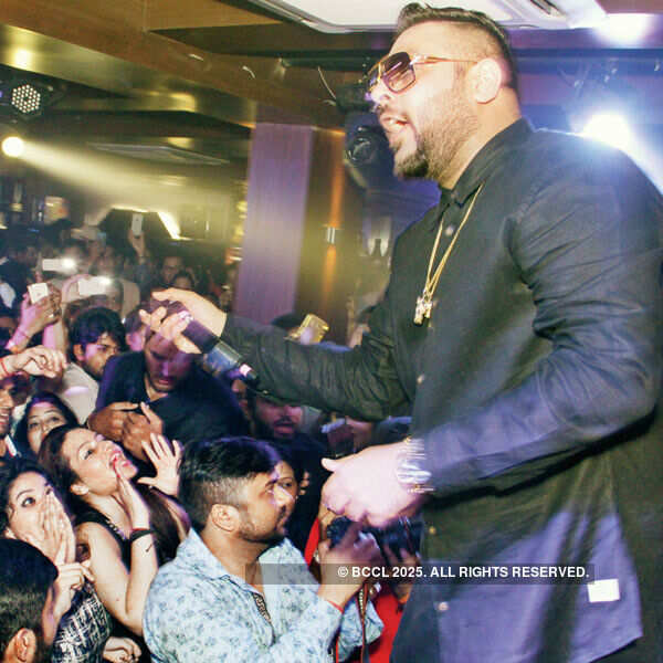 Singer Badshah interacts with crowd