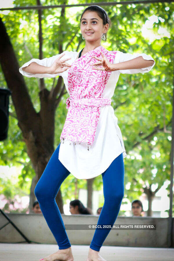 Thrushika S performs during the auditions