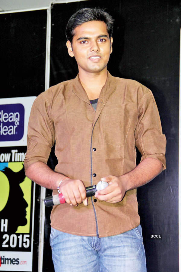 First runner-up, Shivam Kumar Agrahari duing the auditions