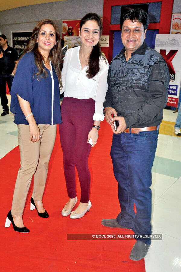 Shweta, Neeta and Ashish during an event