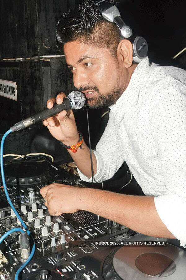 DJ Rohyth during the party