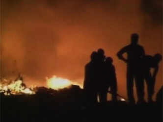 Massive fire in Godhra's steel company guts property worth Rs. 3.50 crores