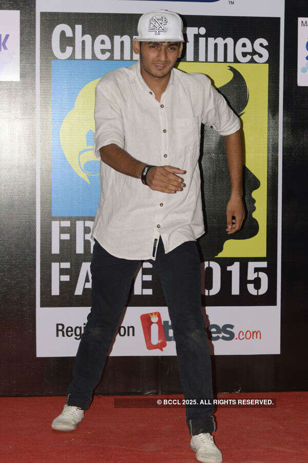 First runner-up, Rishi during the auditions
