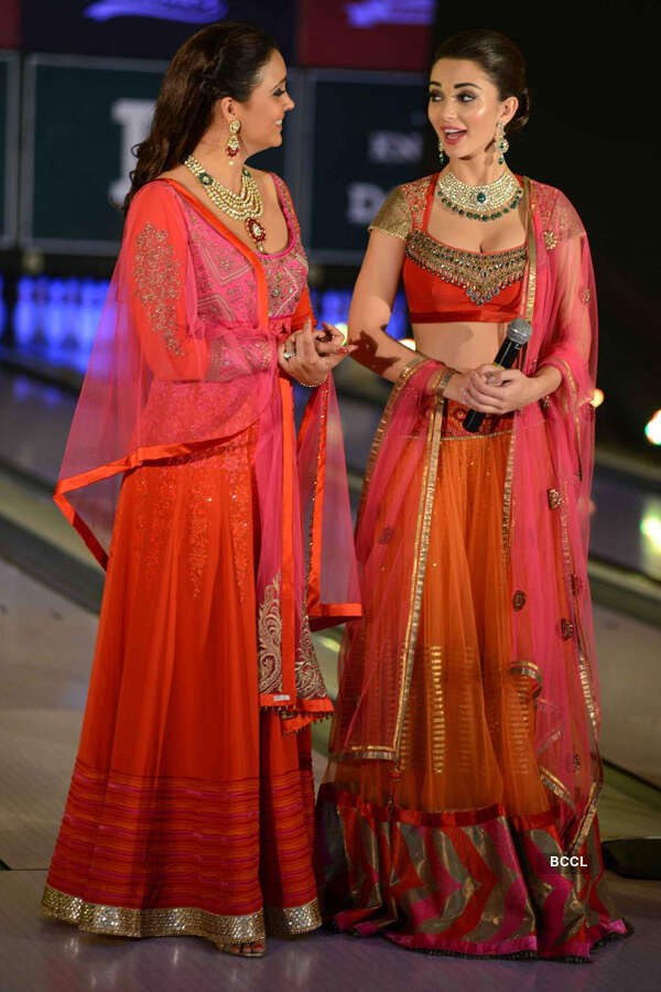 Lara Dutta and Amy Jackson walks the ramp