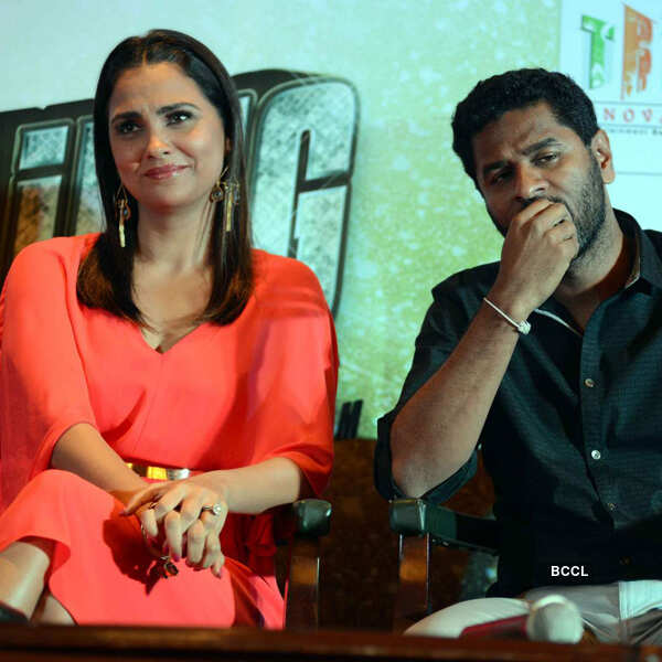 Lara Dutta and Prabhu Deva at the promotion