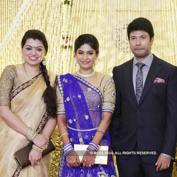 Feroz & Vijayalakshmi's wedding reception