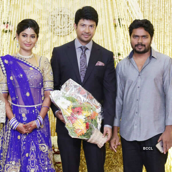 Kabali director Pa. Ranjith poses with Vijayalakshmi and Feroz