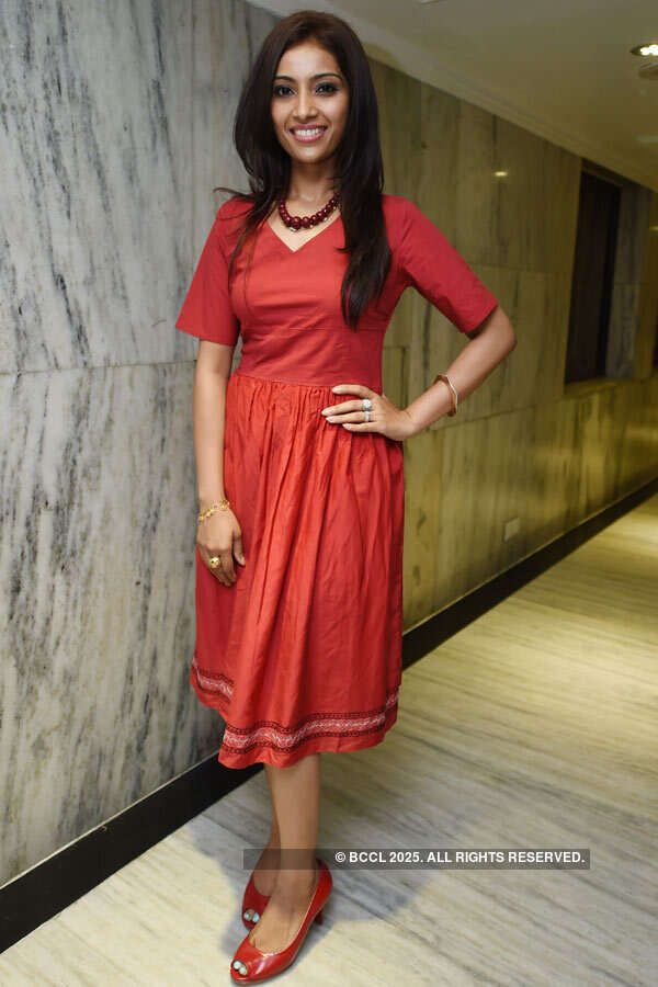 Simar during a fashion exhibition