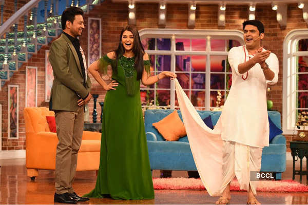 Aishwarya Rai Bachchan on the sets of 'The Kapil Sharma Show