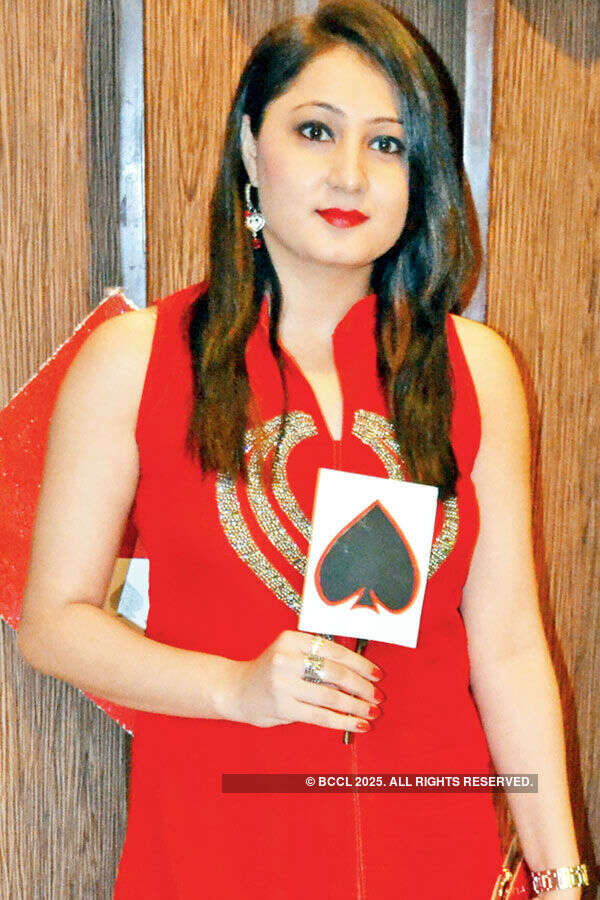 Nancy during the party