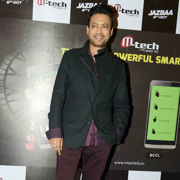 Irrfan Khan smiles for a photo