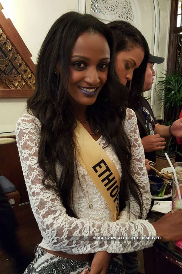 Miss Grand International Contestants visit Blue Elephant restaurant
