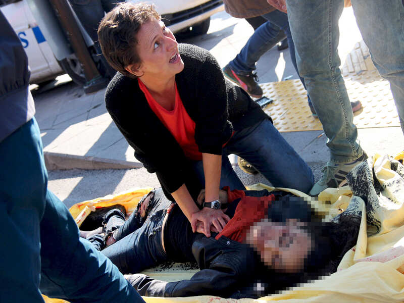 Blasts hit rally in Turkish capital