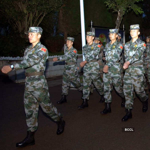 India, China military drill