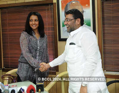 Suchitra at a press meet