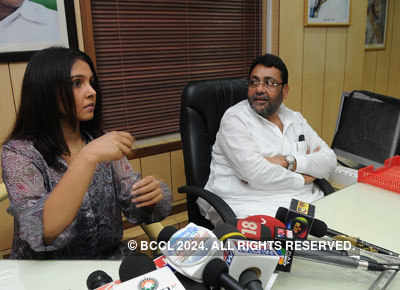 Suchitra at a press meet