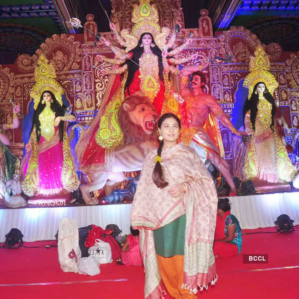 Celebs at Durga Puja