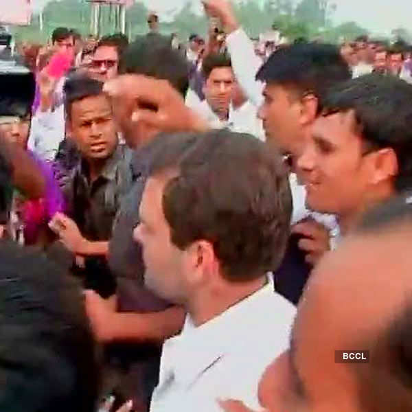 Rahul visits Haryana village