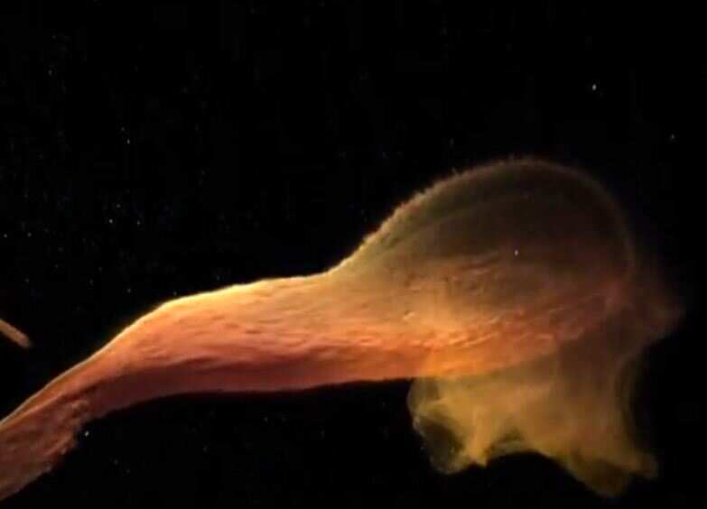 Watch This is what it looks like when a black hole tears a star apart