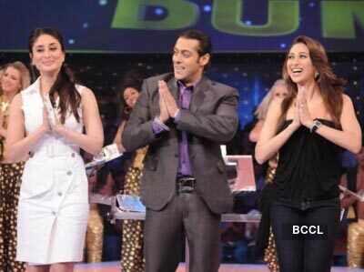 Kareena Kapoor, Salman Khan, Karisma Kapur 