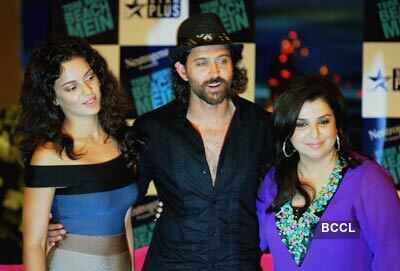 Kangana Ranaut, Hrithik Roshan, Farah Khan