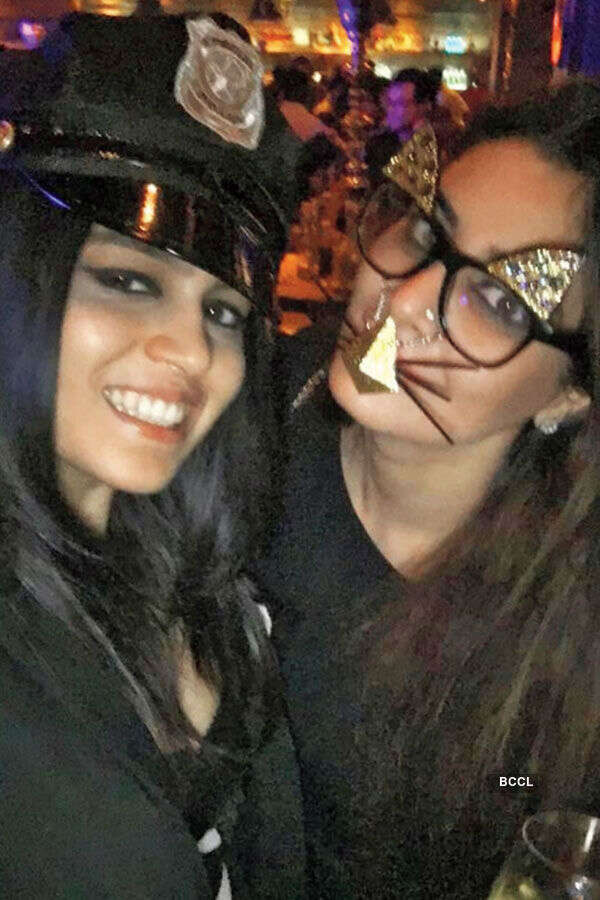 Halloween party night