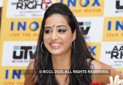 Mahie Gill at movie promotion