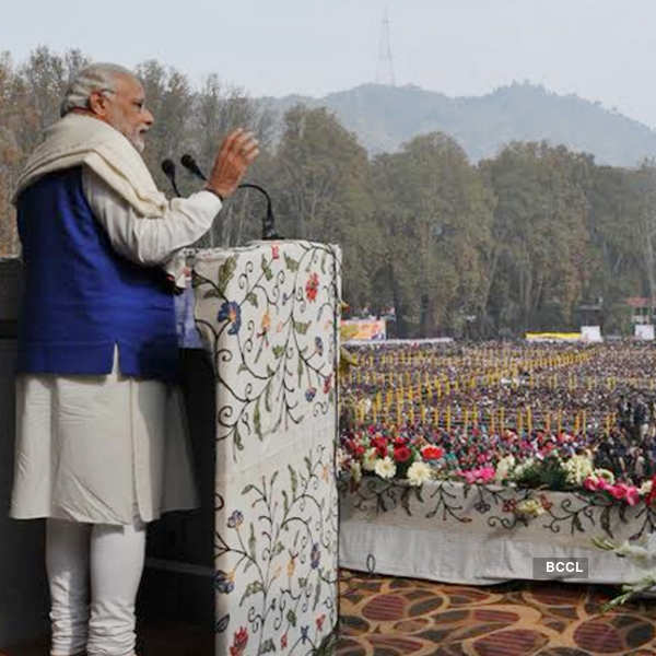 Modi visits Kashmir
