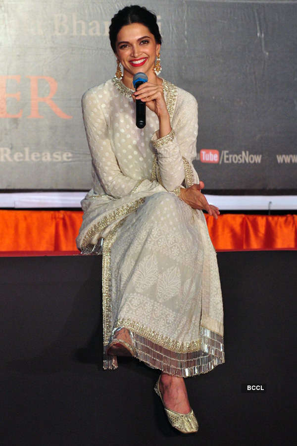 Deepika promotes Bajirao Mastani