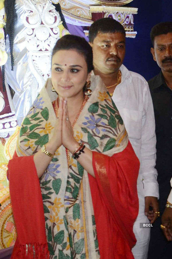 Preity Zinta attends Kali Puja