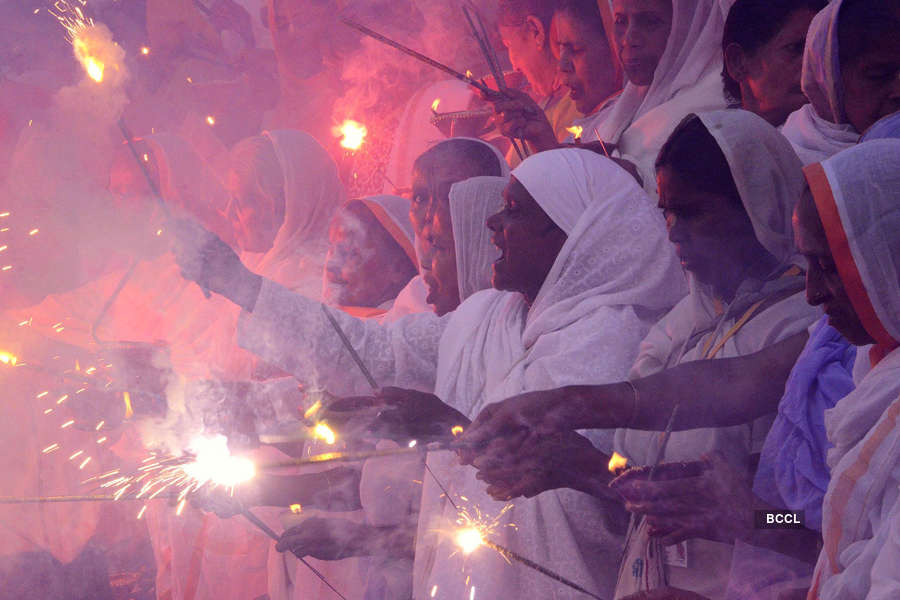 Widows celebrate Diwali