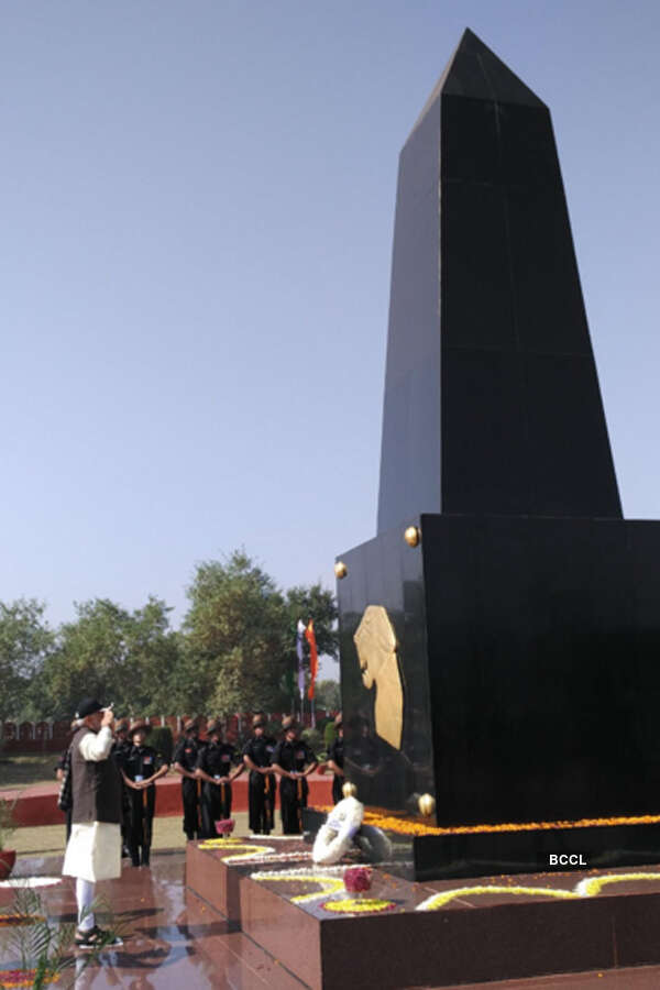 Modi pays homage at Dograi War Memorial