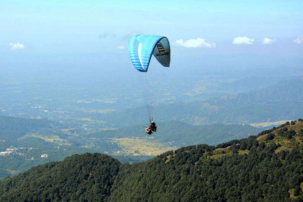 paragliding at Billing