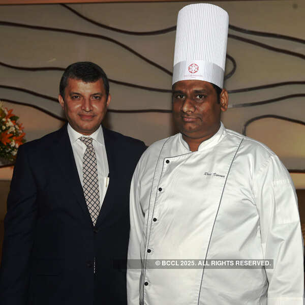 Cake mixing ceremony at Prego