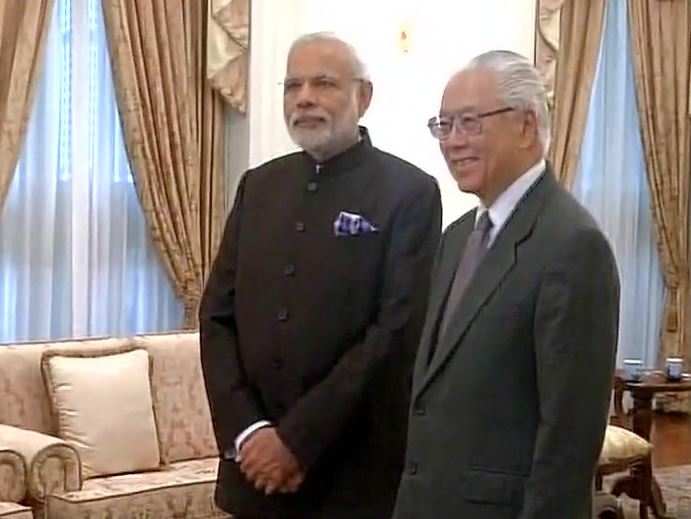 PM Modi in Singapore