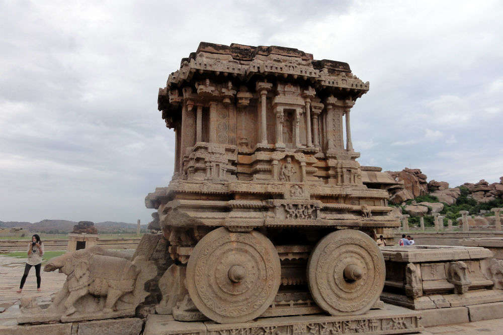 Image result for hampi stone chariot
