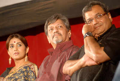 Subhash Ghai, Sonali Kullkarni, Amol Palekar