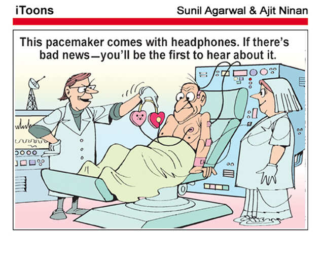 Pacemaker with headphones