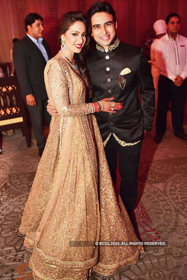 Arushi and Dhruv wedding reception