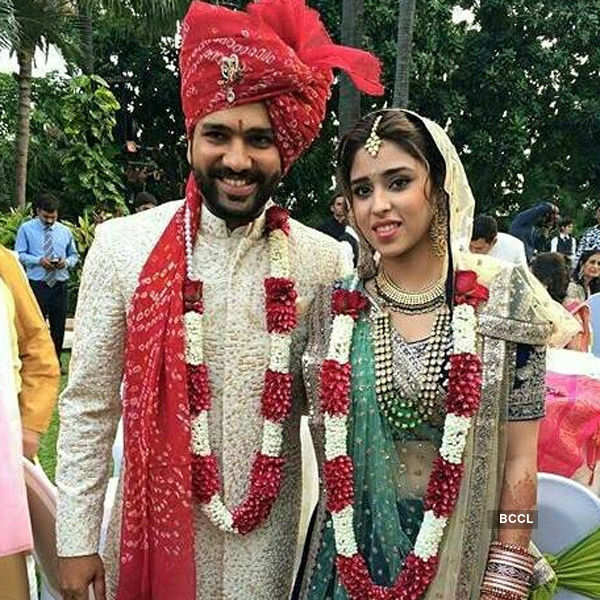 Rohit Sharma weds Ritika Sajdeh
