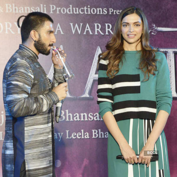 Deepika, Ranveer promote Bajirao Mastani