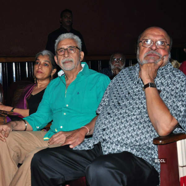 Neville Tuli And Naseeruddin Shah During The 81st Birthday Celebrations ...