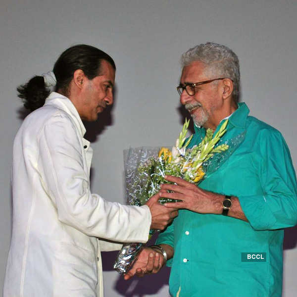 Neville Tuli And Naseeruddin Shah During The 81st Birthday Celebrations ...