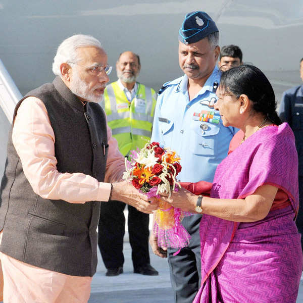 Modi visits Gujarat