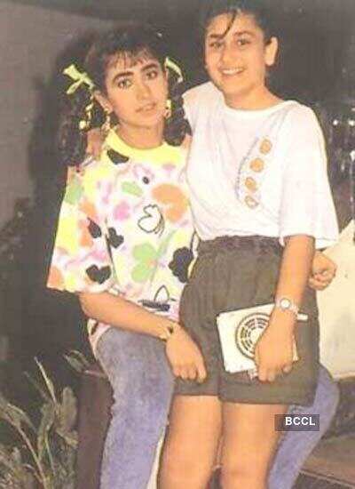 Kareena Kapoor with sis Karisma
