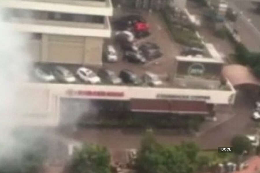 Blasts, gunfight rock Jakarta